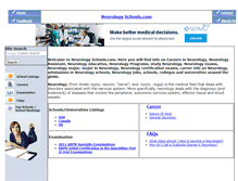 Tablet Screenshot of neurologyschools.com